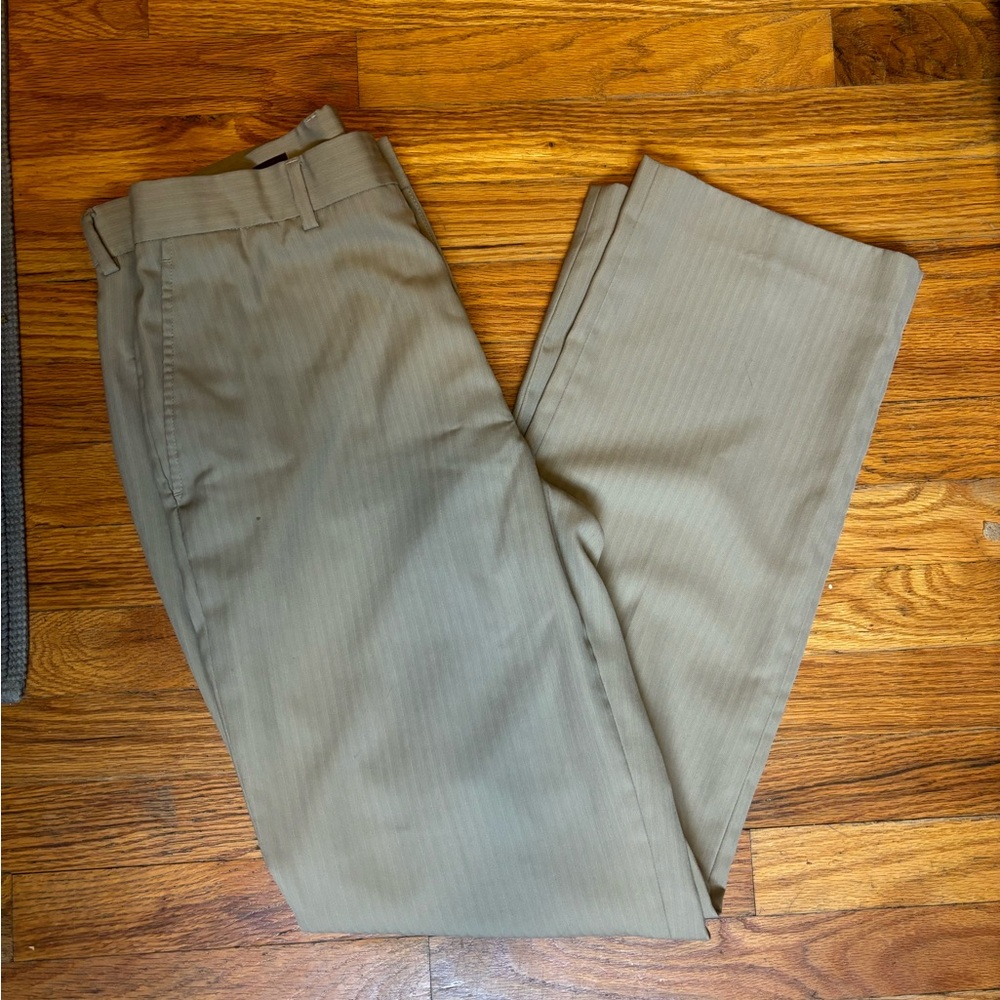 Perry Ellis Tan Dress Pants 32x32
